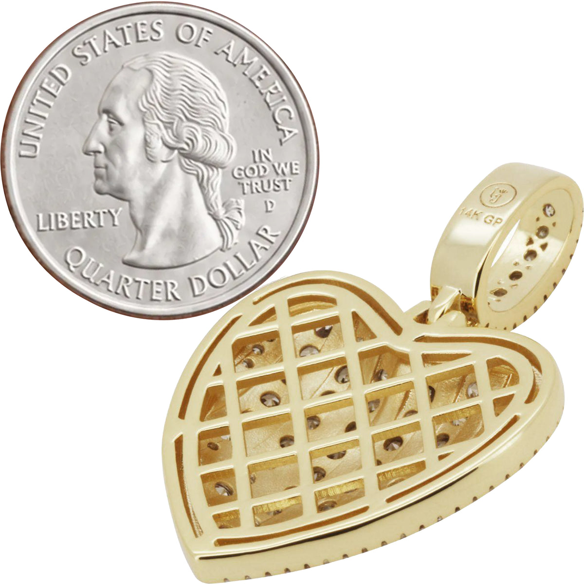 Cluster Heart Pendant