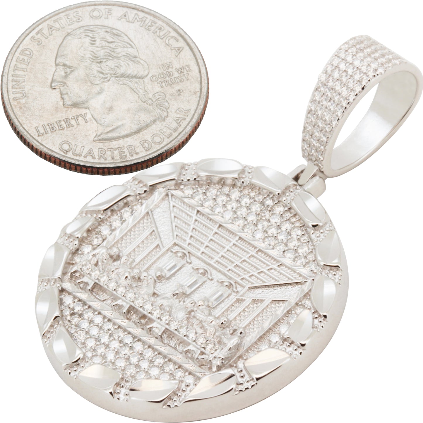 Moissanite Last Supper Pendant