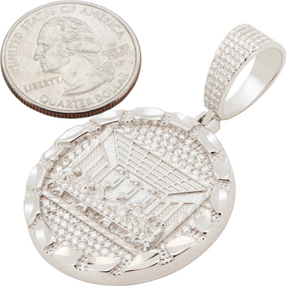 Moissanite Last Supper Pendant