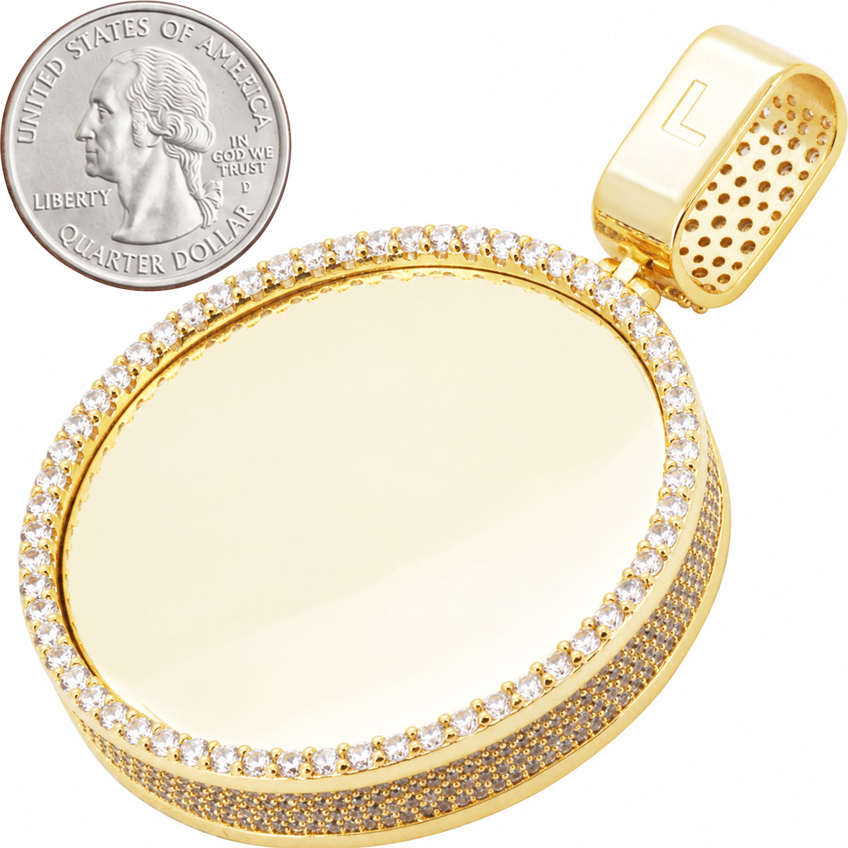 Cluster Circle Pendant