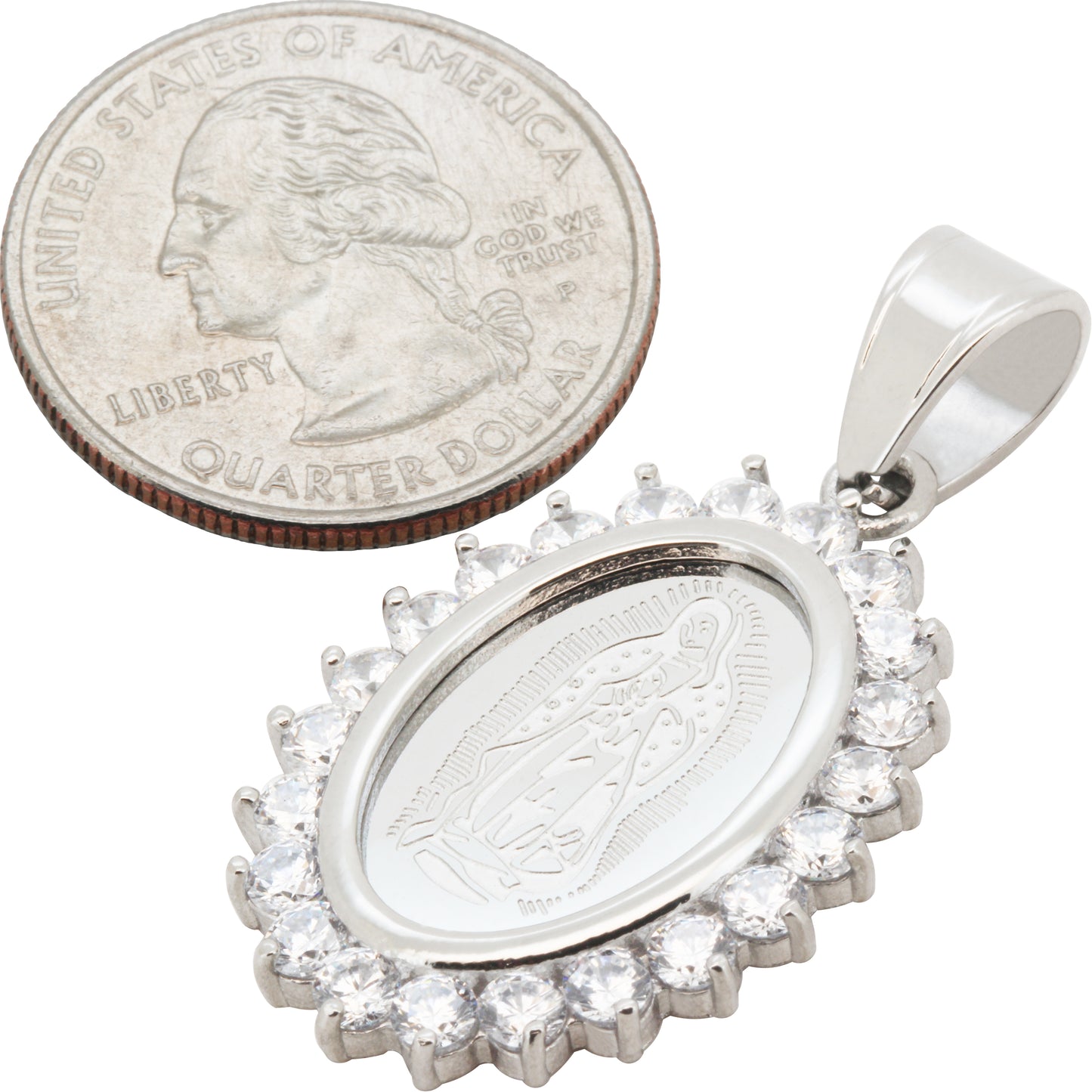 Virgin Mary Halo Pendant
