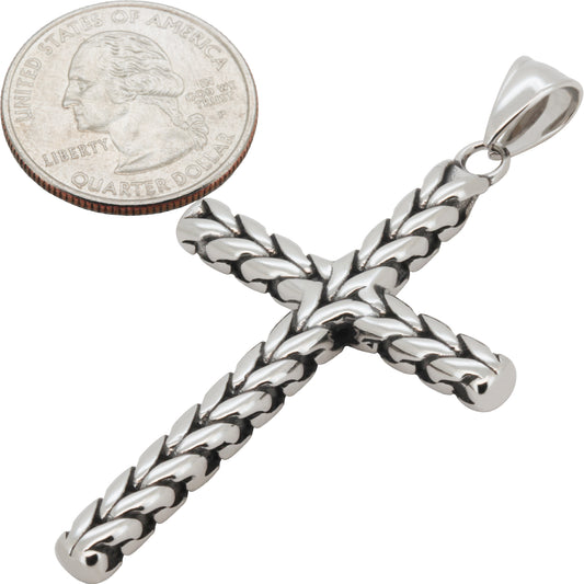 5mm Franco Link Cross Pendant