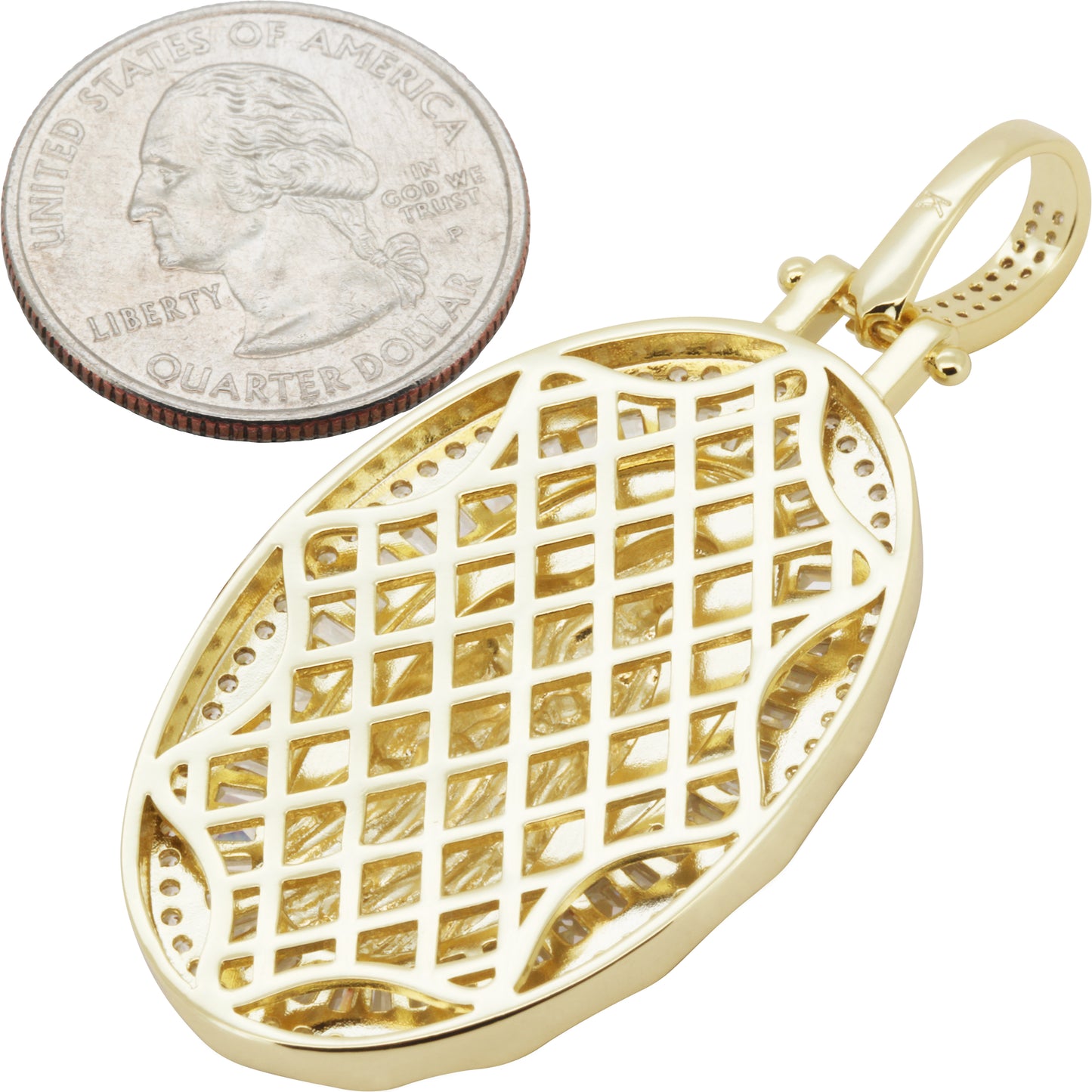 Virgin Mary Medallion Pendant