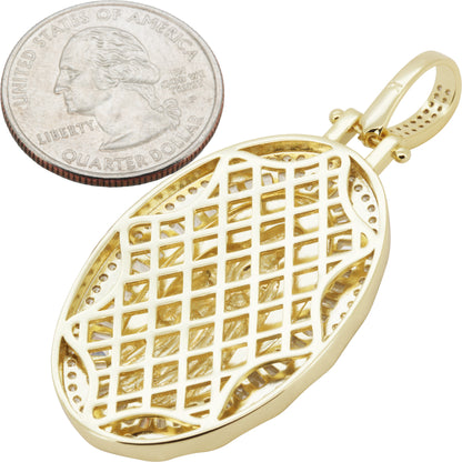 Virgin Mary Medallion Pendant