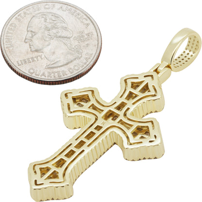 Baguette Cross Pendant