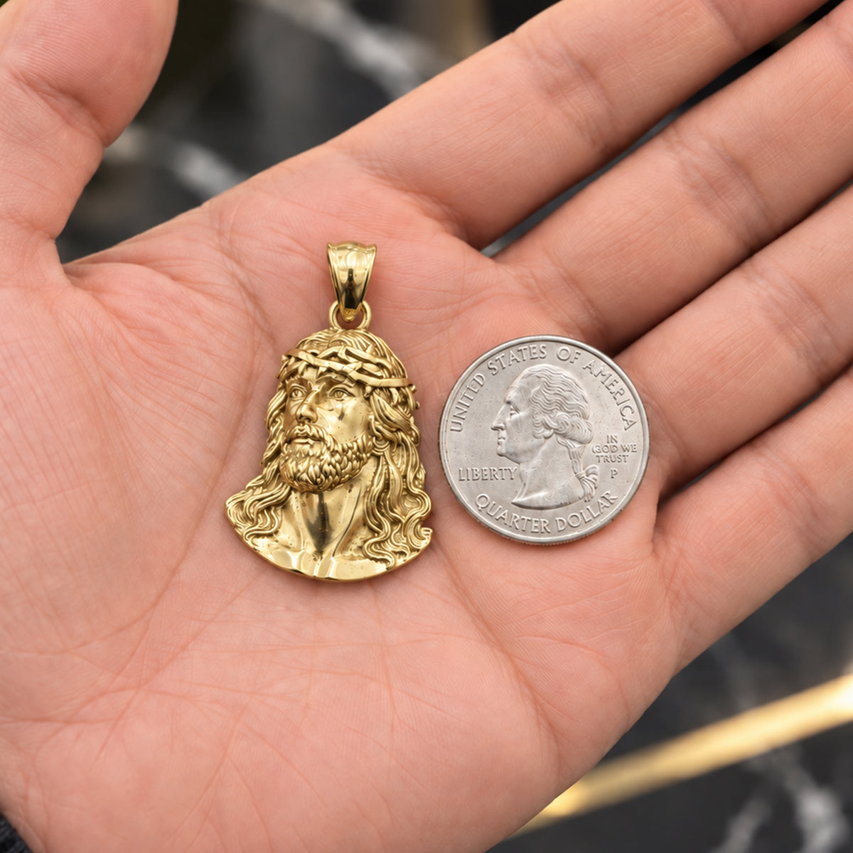 Crown Of Thorns Jesus Piece Pendant