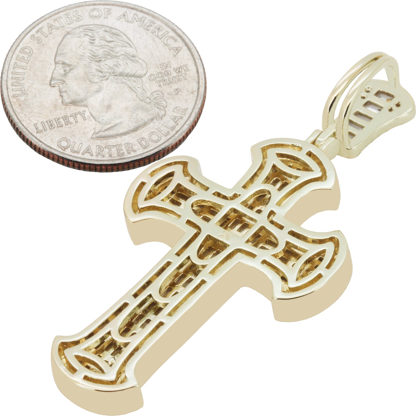 Baguette Cross Pendant