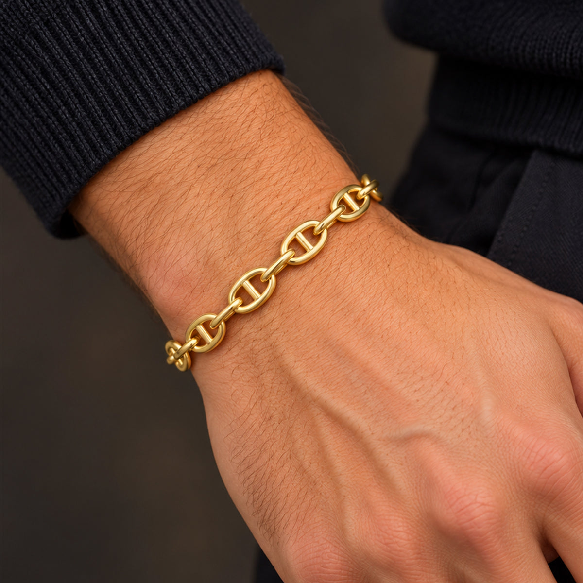8mm Mariner Link Bracelet 8"