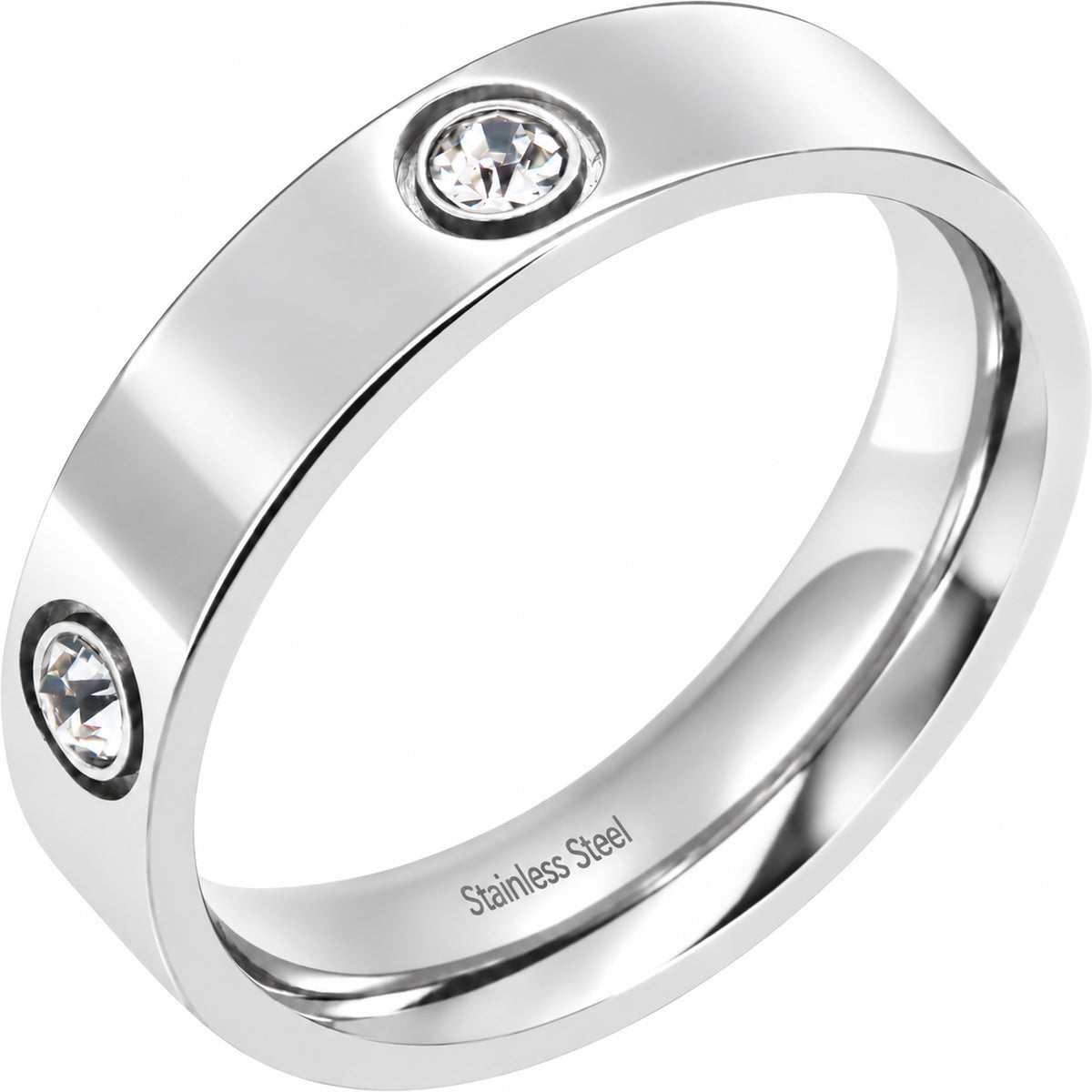 5mm Flush Set Band Ring Size 5