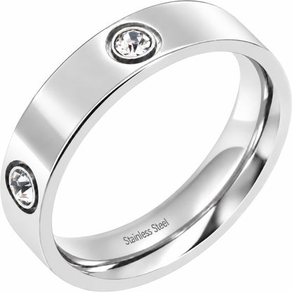 5mm Flush Set Band Ring Size 5