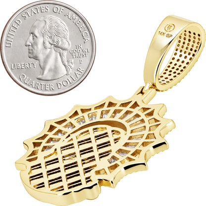 Jesus Piece Sunburst Halo Pendant
