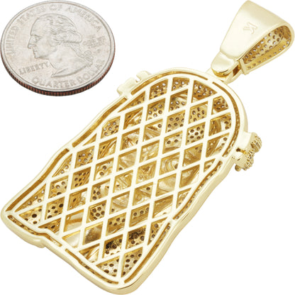 Laughing Jesus Piece Pendant
