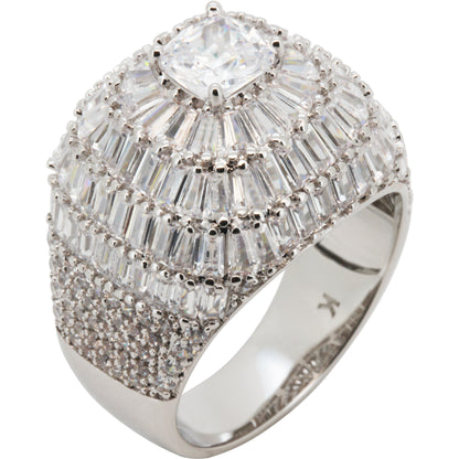 Baguette Cluster Ring Size 11