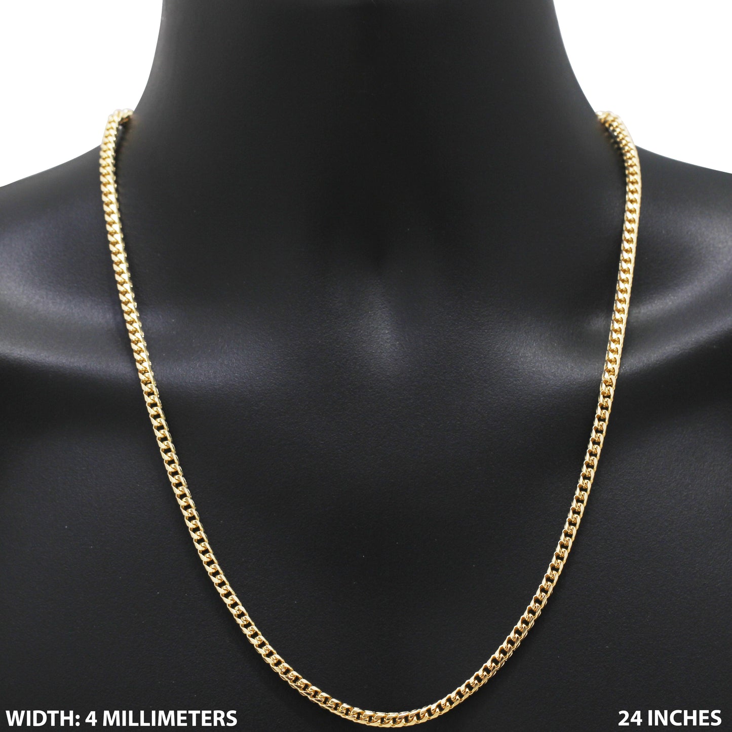 4mm Franco Chain 24"