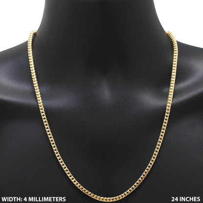 4mm Franco Chain 24"
