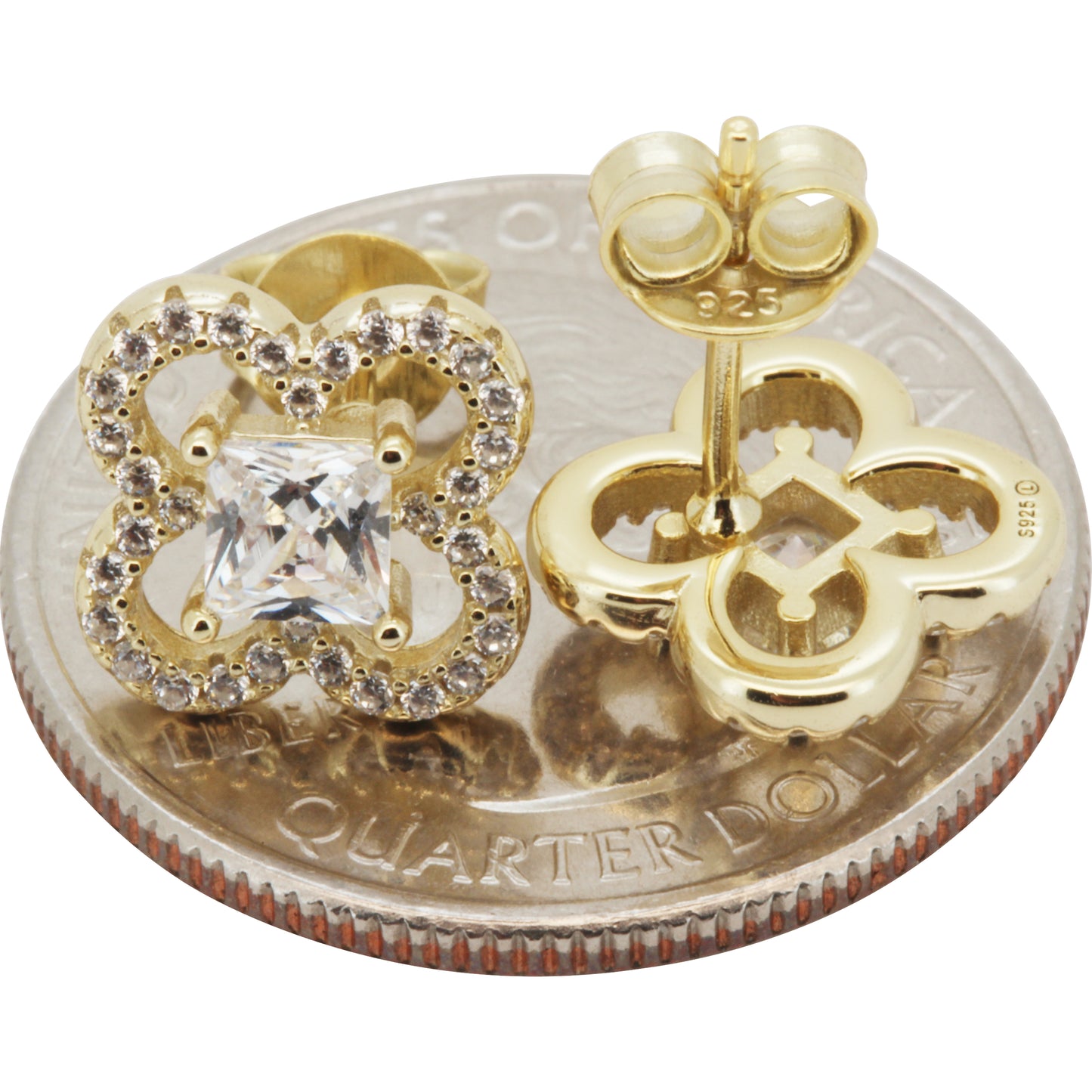 9mm Clover Halo Studs
