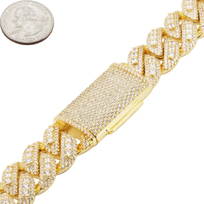 20mm Cuban Link Bracelet 8.5"