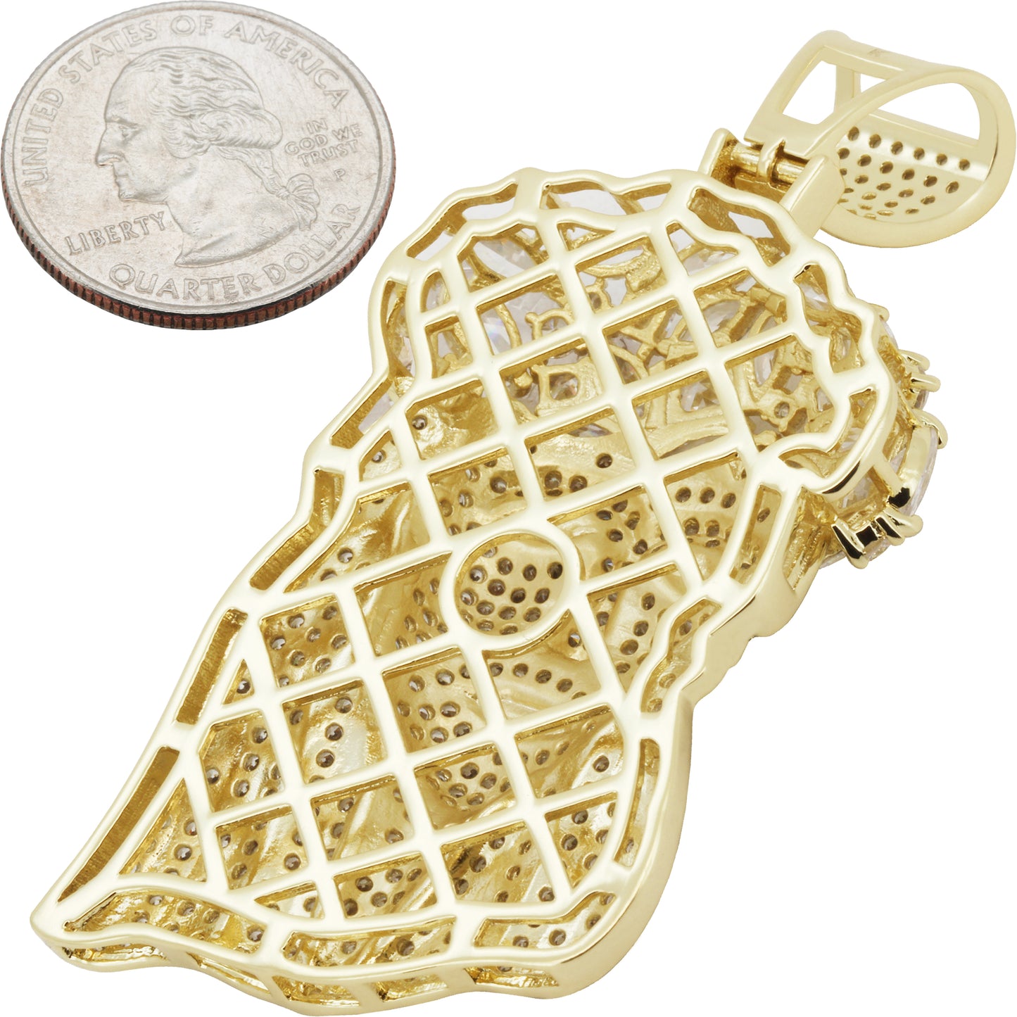 Marquise Jesus Piece Pendant