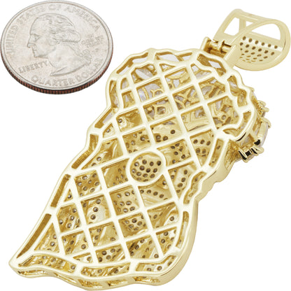 Marquise Jesus Piece Pendant