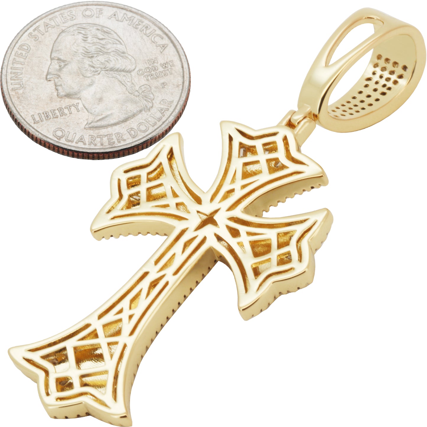 Flared Cross Pendant