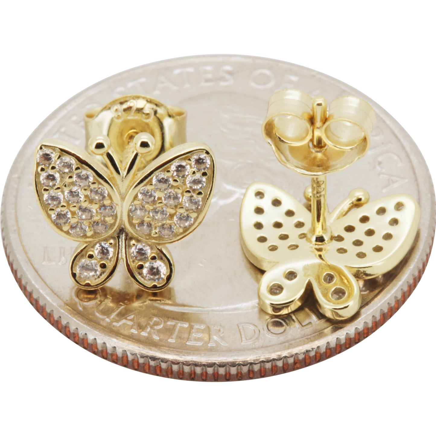 10mm Butterfly Studs