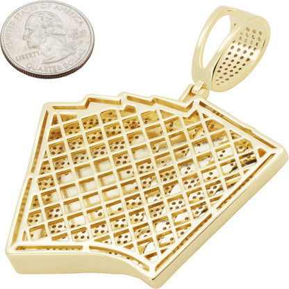 Royal Flush Poker Cards Pendant