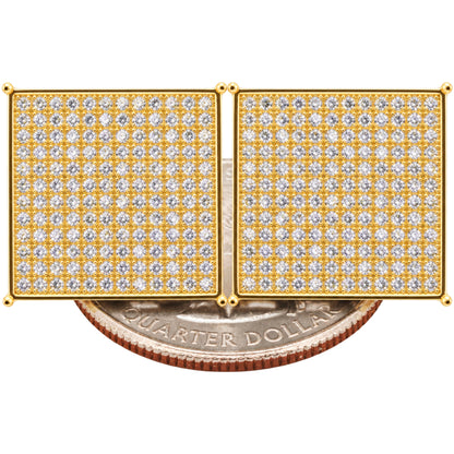 16mm Pavé Square Studs