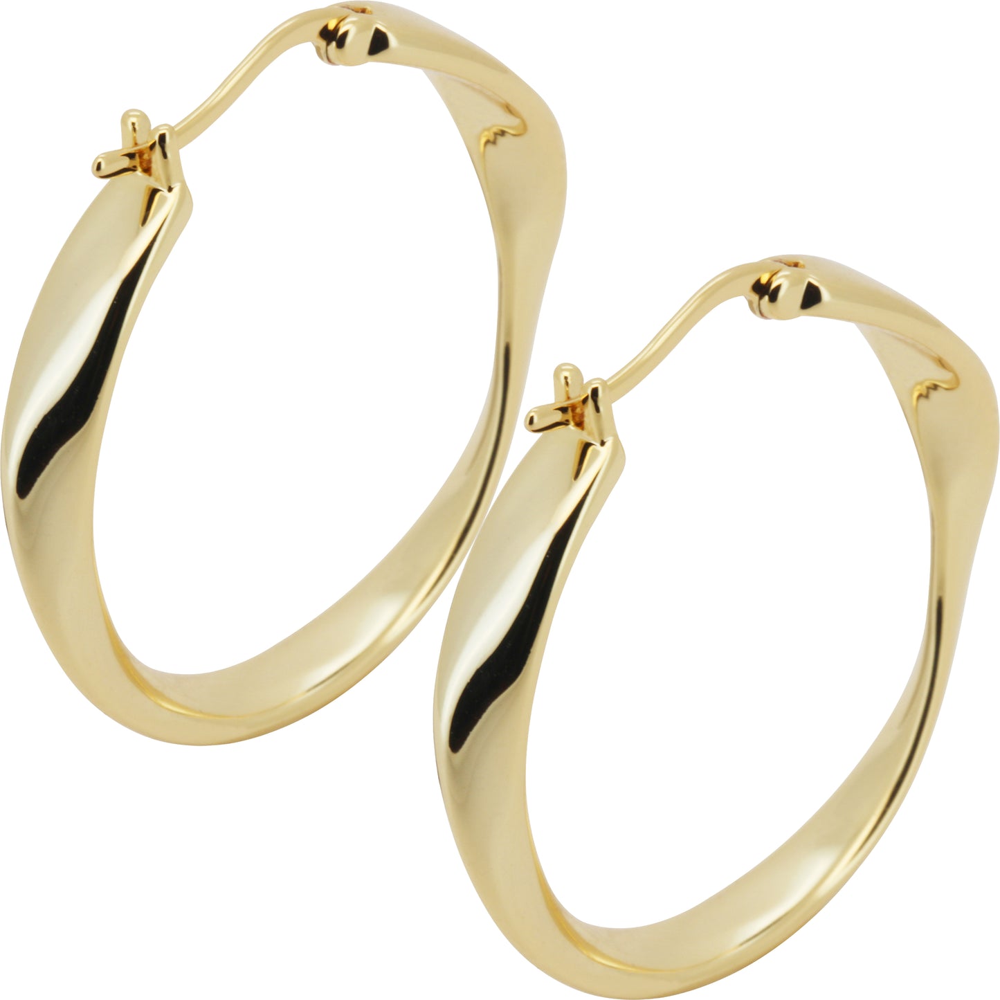 4x30mm Twisted Hoops M