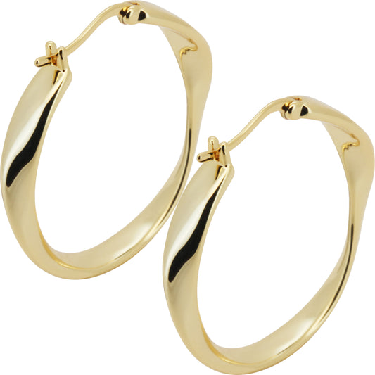 4x30mm Twisted Hoops M