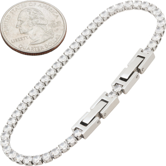 3mm Tennis Bracelet 6.5”-7.5"