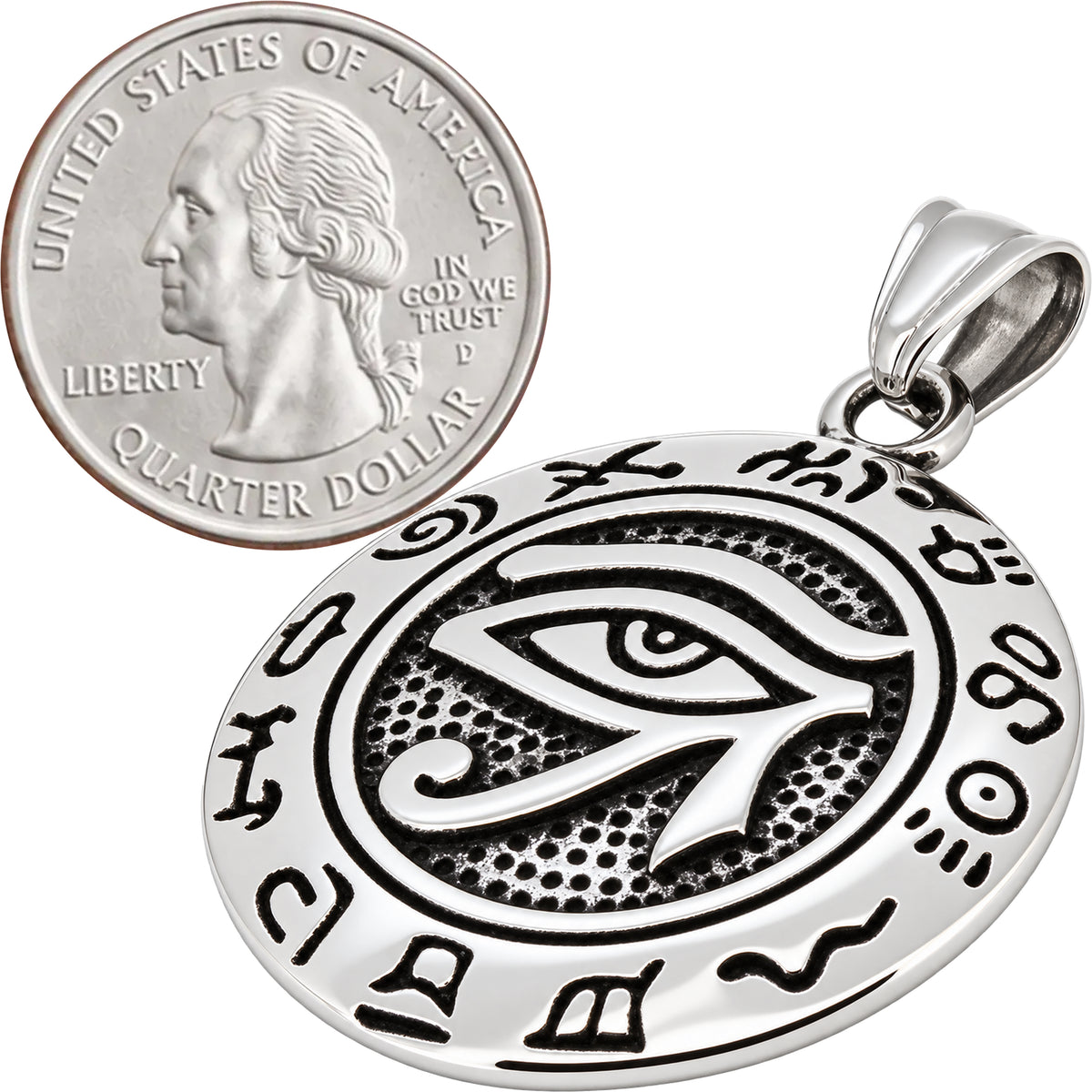 Eye of Horus Medallion Pendant