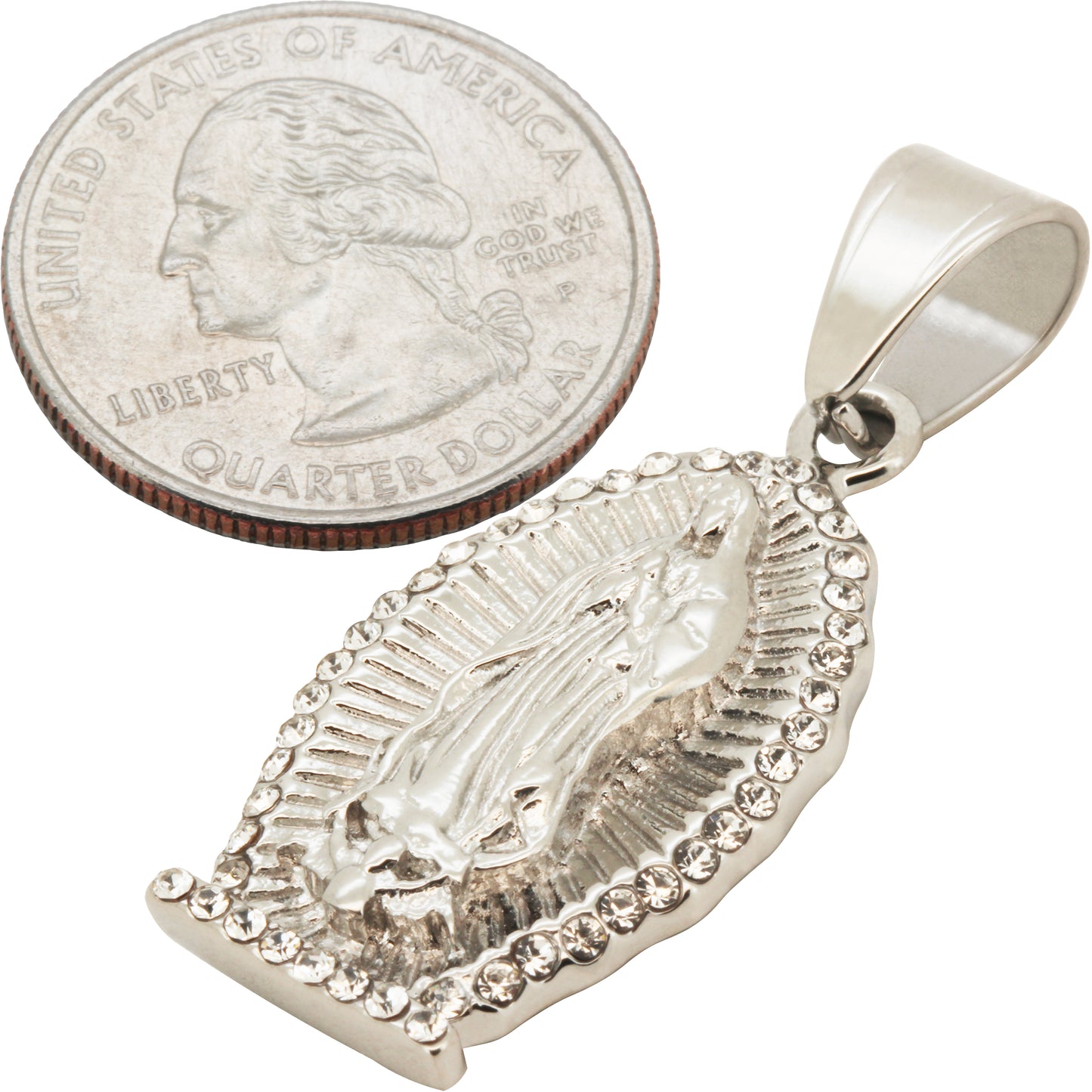 Virgin Mary Halo Pendant