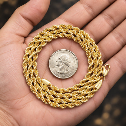 4mm Rope Chain 18"