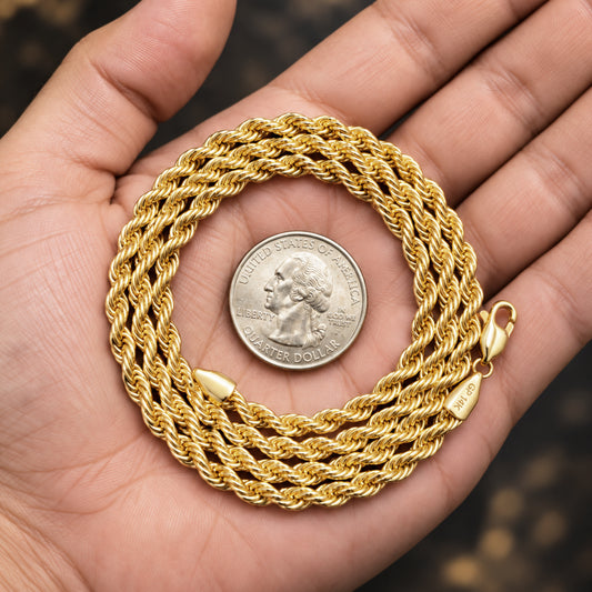 4mm Rope Chain 18"