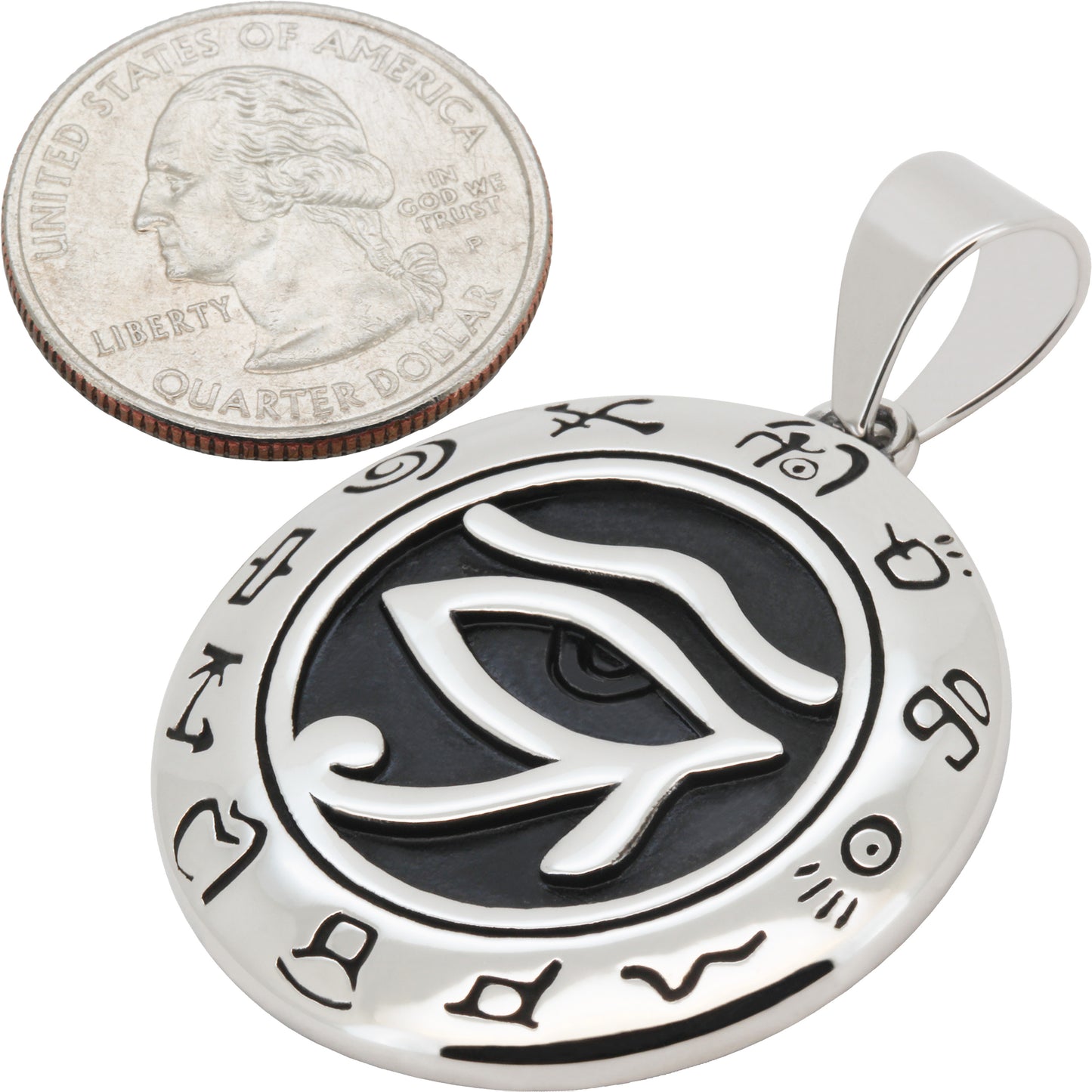 Eye of Horus Medallion Pendant