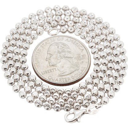 3mm Mooncut Chain 24"