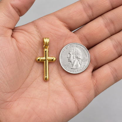 Plain Rounded Cross Pendant