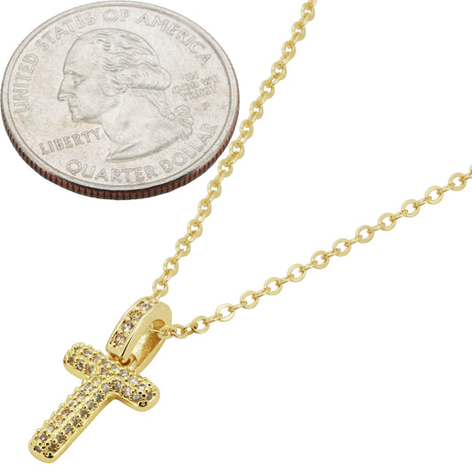 Bubble Initial Letter T Pendant Necklace 18"+2"