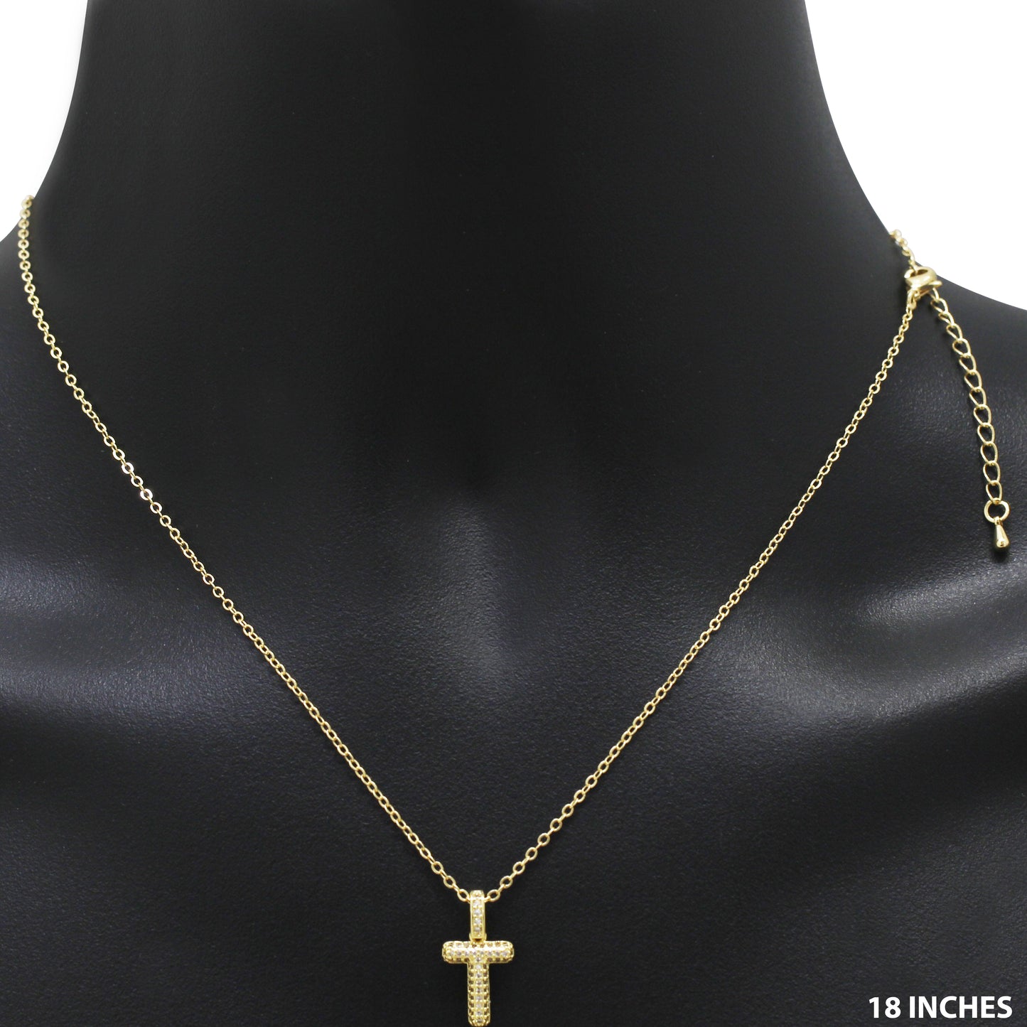 Bubble Initial Letter T Pendant Necklace 18"+2"