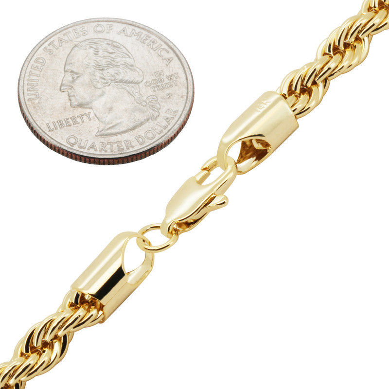 6mm Rope Chain 22"