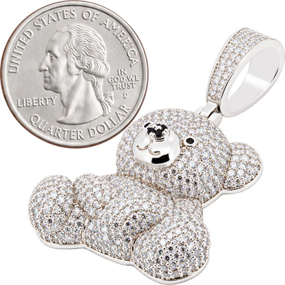 Pavé Teddy Bear Pendant