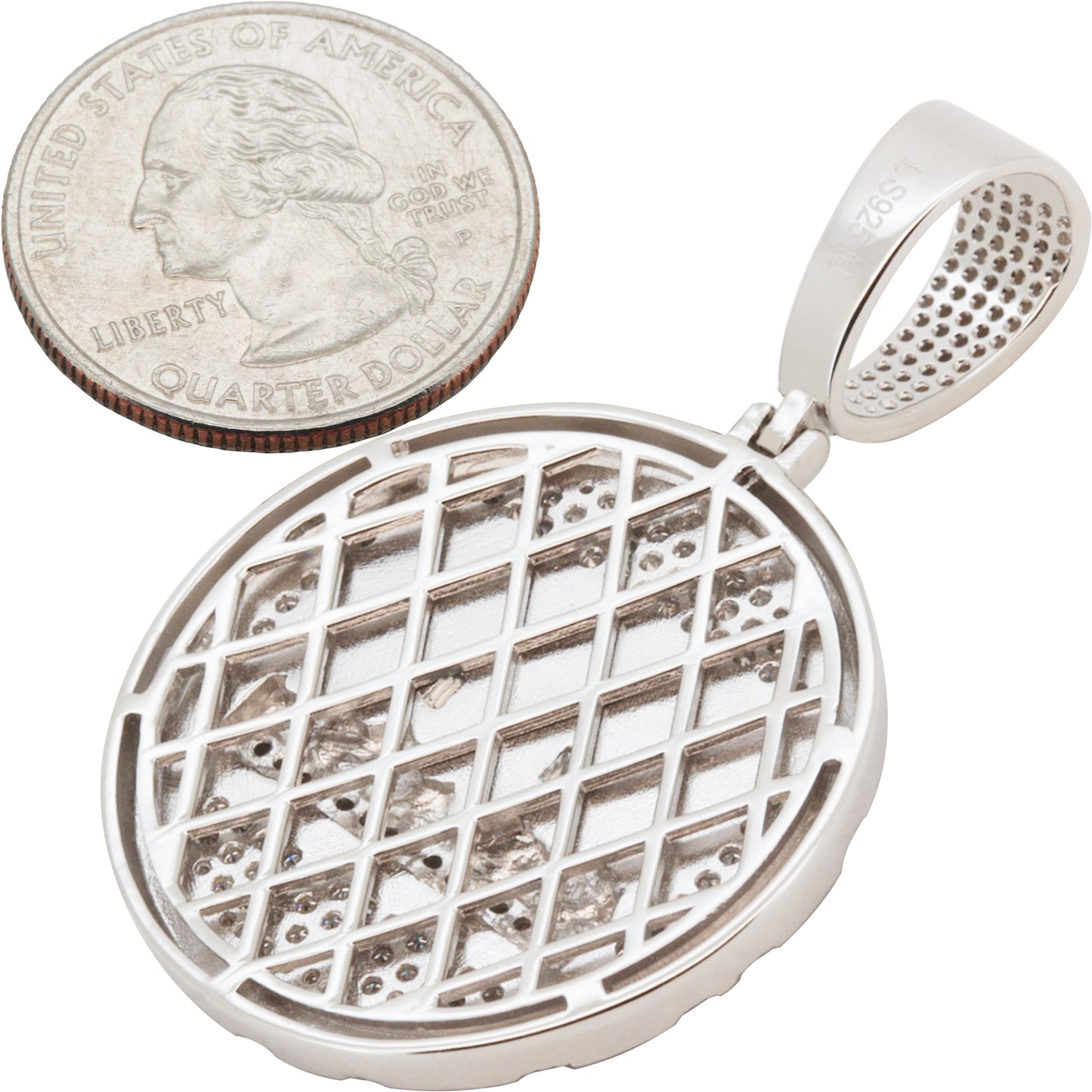 Moissanite Last Supper Pendant
