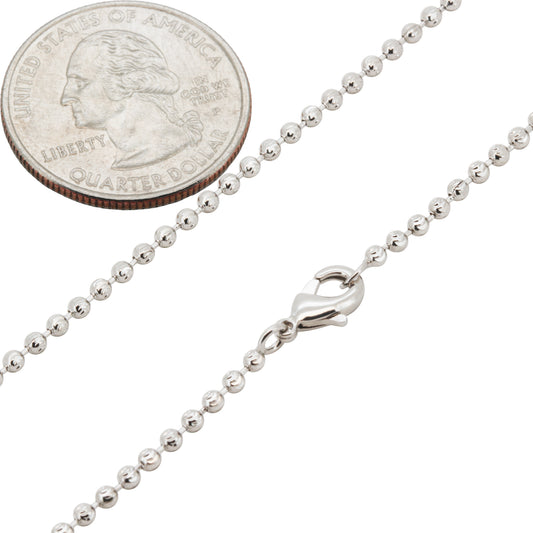 2mm Mooncut Chain 18"