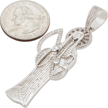 Santa Muerte Grim Reaper Pendant