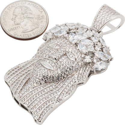 Marquise Jesus Piece Pendant