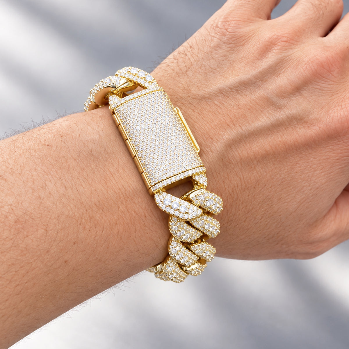 20mm Cuban Link Bracelet 8.5"