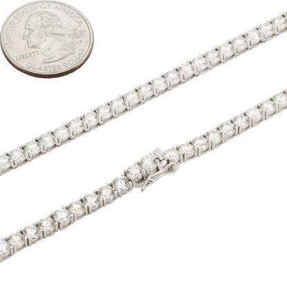 4mm Moissanite Tennis Chain 20"