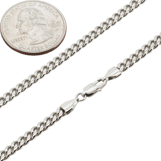 4mm Miami Cuban Link Chain 20"