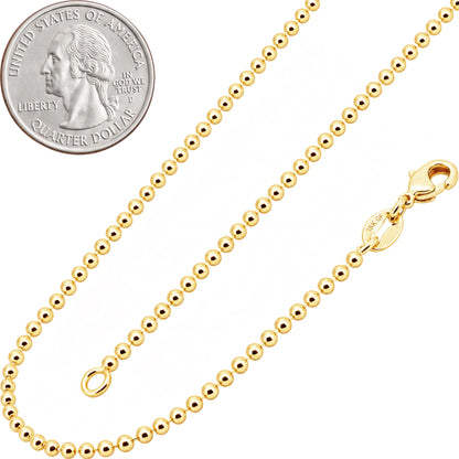 2mm Ball Chain 24"