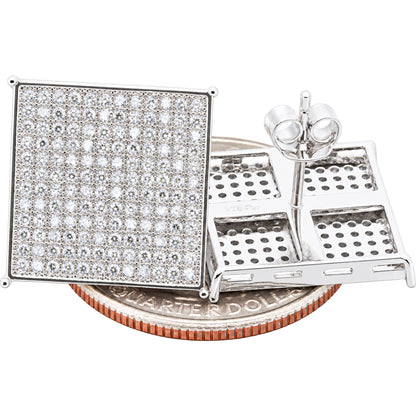 16mm Pavé Square Studs